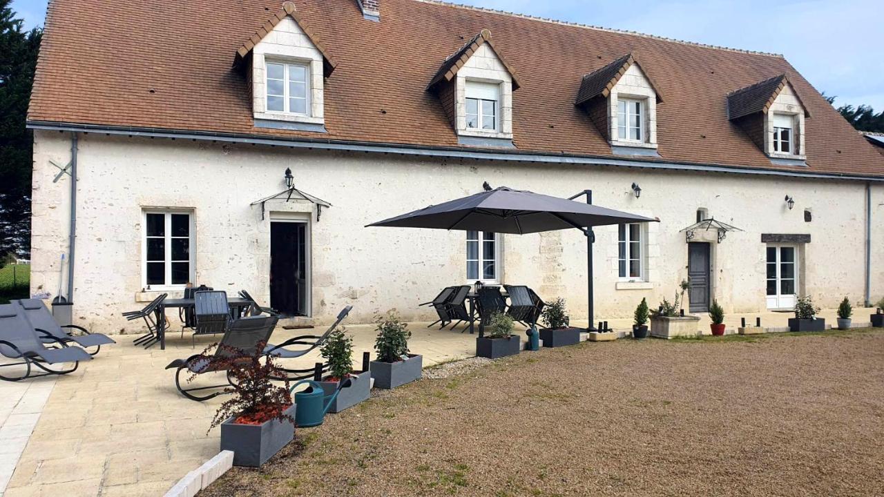 Вилла Bois De Crane Landes-le-Gaulois Экстерьер фото